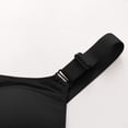 thumbnail image 3 of Gymayou Women Front Closure Wireless Bra No Underwire Comfort Senior Snap Closing Bra Breathable Everyday Sleep Bra Wide Strap Elderly Ladies Support Black#3 L, 3 of 6