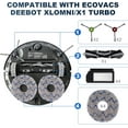 thumbnail image 5 of Replacement Accessaries Kit Set for ECOVACS DEEBOT X1 Omni Turbo T10 T20 Omni T20/T20 Max/T20 ProRobot Vacuum Cleaner, 1 Main Brush, 6 Side Brushes, 4 Filter, 4 Mop Pads, 4 Dust Bag, 5 of 7