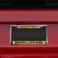 thumbnail image 2 of Boston Hockey Bruin's Car Frame - Chrome Metal Laser Cut License Plate Frame, 2 of 6