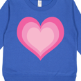 thumbnail image 3 of Inktastic Pink Valentine Heart Toddler Sweatshirt, 3 of 4