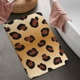 thumbnail image 2 of Gold and Brown Of Leopard Print Bathroom Rugs Mat,Non Slip Microfiber Bathroom Rug,Rubber Backing,Soft Bathroom Mats for Bathroom Floor,Tub and Shower,20x32in(50x80cm), 2 of 5