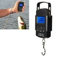 thumbnail image 3 of 50kg Digital Travel Fish Luggage Postal Hanging Hook Scale Weighing Electronic J7G6 D4E7, 3 of 9