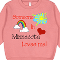thumbnail image 3 of Inktastic Someone in Minnesota Loves Me Toddler Sweatshirt, 3 of 4