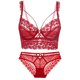 thumbnail image 3 of CINOON-Conjunto de sujetador de vendaje para clásico superior, lencería de realce, ropa interior de encaje, bragas transparentes sexys para mujer, 3 of 5