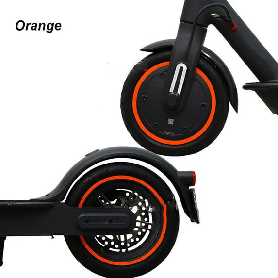 New Accessories Mijia Outdoor Xiaomi M365 Pro Wheel Hubs Protective Scooter Parts Reflective Sticker ORANGE