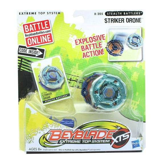 Beyblade XTS Stealth Battlers Battle Top w/ Launcher - Striker Drone