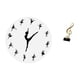thumbnail image 5 of Reloj de pared,Reloj de pared con bailarina,reloj decorativo colgante.,Relojes de pared silenciosos Reloj decorativo de tiempo silencioso,Figura de escritorio,Escultura de nota musical para, 5 of 8