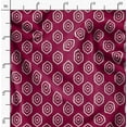 thumbnail image 2 of Soimoi Pure Silk Red Fabric By the Yard - 42 Inch Wide - Geometric Material - Artistic and Modern Patterns for Various Uses Printed Fabric, 2 of 6