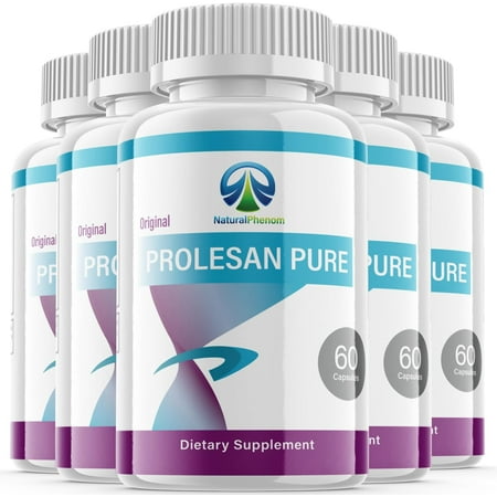 (5 Pack) Prolesan Pure - Keto Weight Loss Formula - Energy & Focus Boosting Dietary Supplements for Weight Management & Metabolism - Advanced Fat Burn Raspberry Ketones Pills - 300 Capsules
