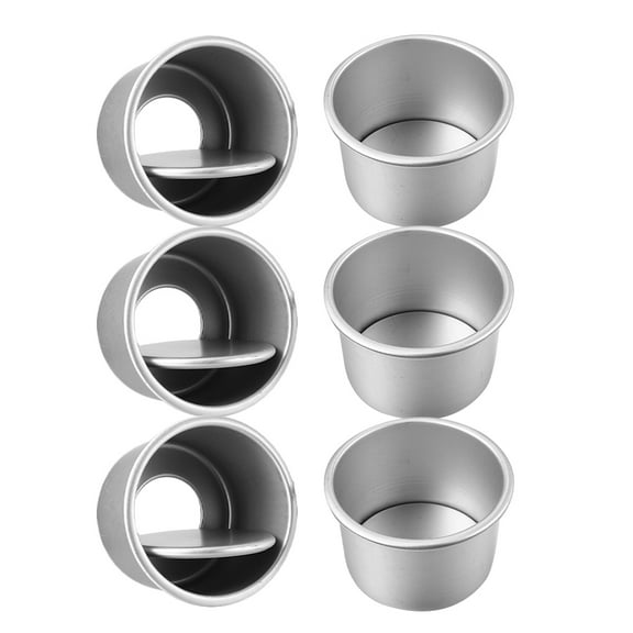 6 Pcs Cake Mold Cake Baking Mold Mini Cake Tins Bento Cake Pan Small Cake Tins Round Cake Pan
