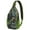Olive-green-2, variant on Symmetrical Design Sling Bag Anti-Theft Crossbody Bag for Outdoor Adventures Rustic Home Decor Inspired