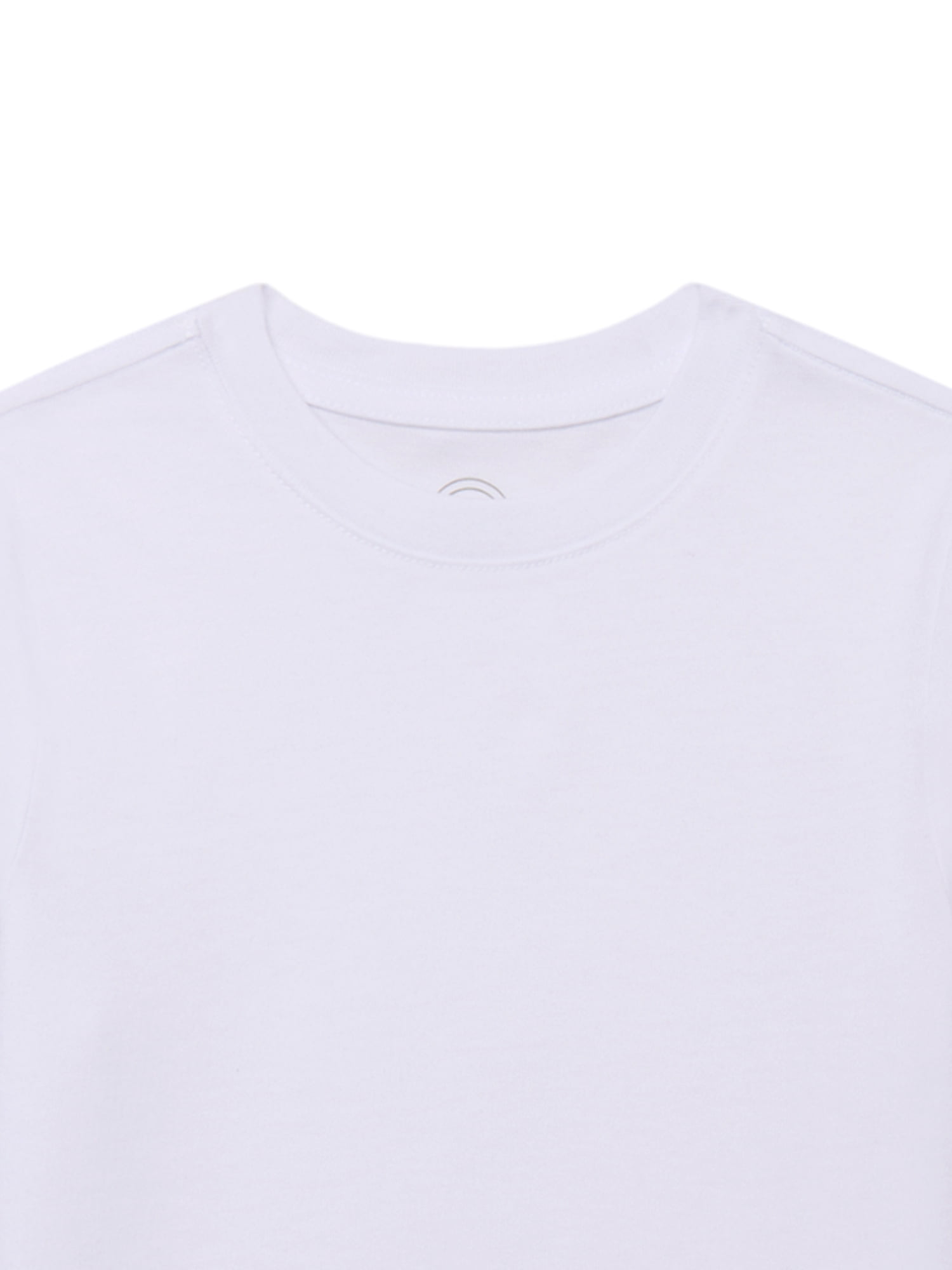 Wonder Nation Boys Short Sleeve Crewneck T-Shirt, 5-Pack, Sizes 4-18 & Husky