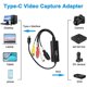 thumbnail image 4 of Adaptador de tarjeta de captura de video shaofei Convertidor RCA AV a USB C 1 canal AV NTSC PAL negro, 4 of 5