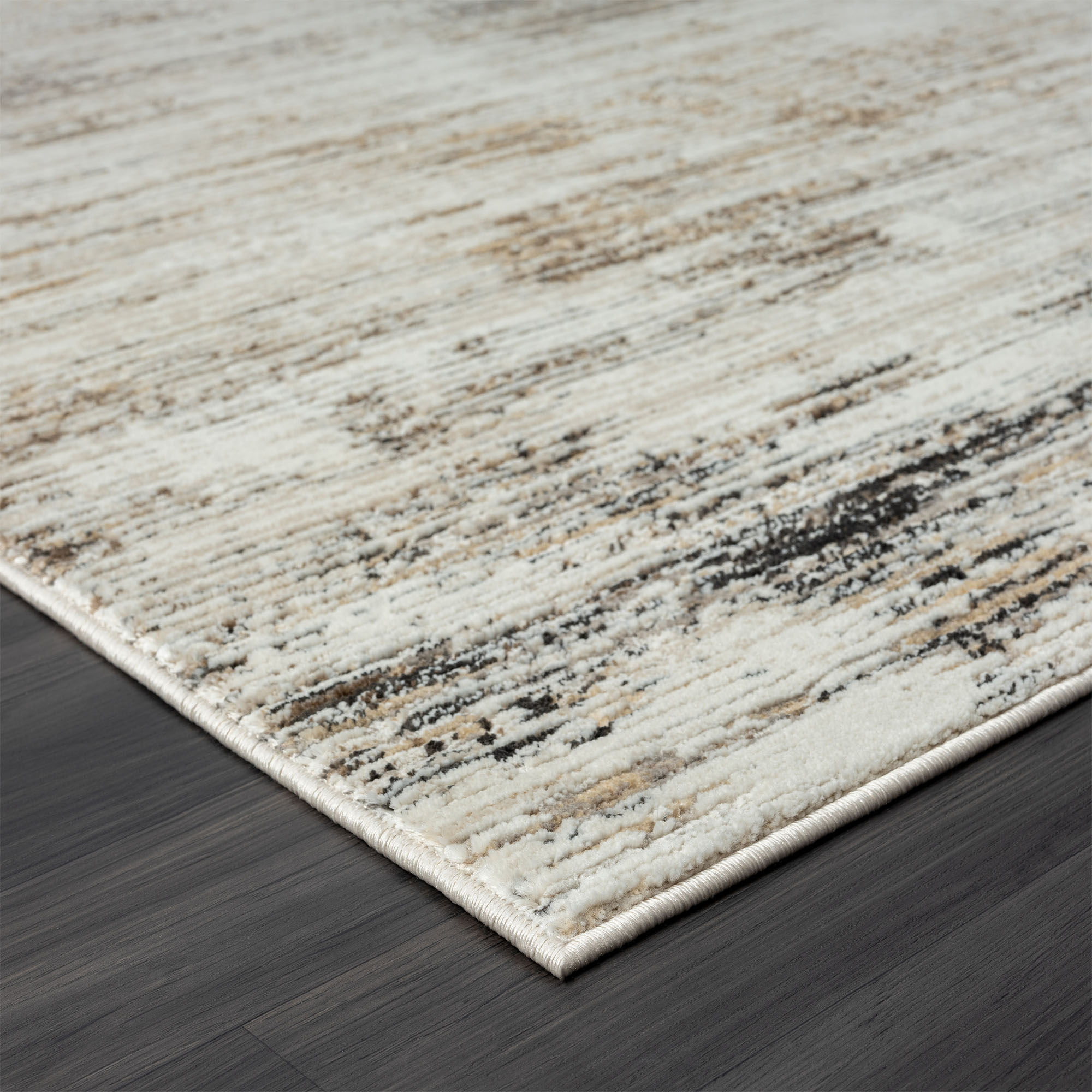LR Home Brielle Iris Abstract Indoor Polyester Blend Area Rug, Gray/Multi, 2' x 3'