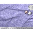 thumbnail image 3 of Soimoi Purple Modal Satin Fabric Uneven Dots Print Sewing Fabric Yard 42 Inch Wide, 3 of 3
