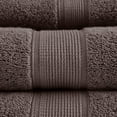 thumbnail image 3 of Madison Park 8-Piece Luxury Cotton Towel Set, 800GSM Bath Towels, Ultra Soft & Absorbent, Mocha, 3 of 7