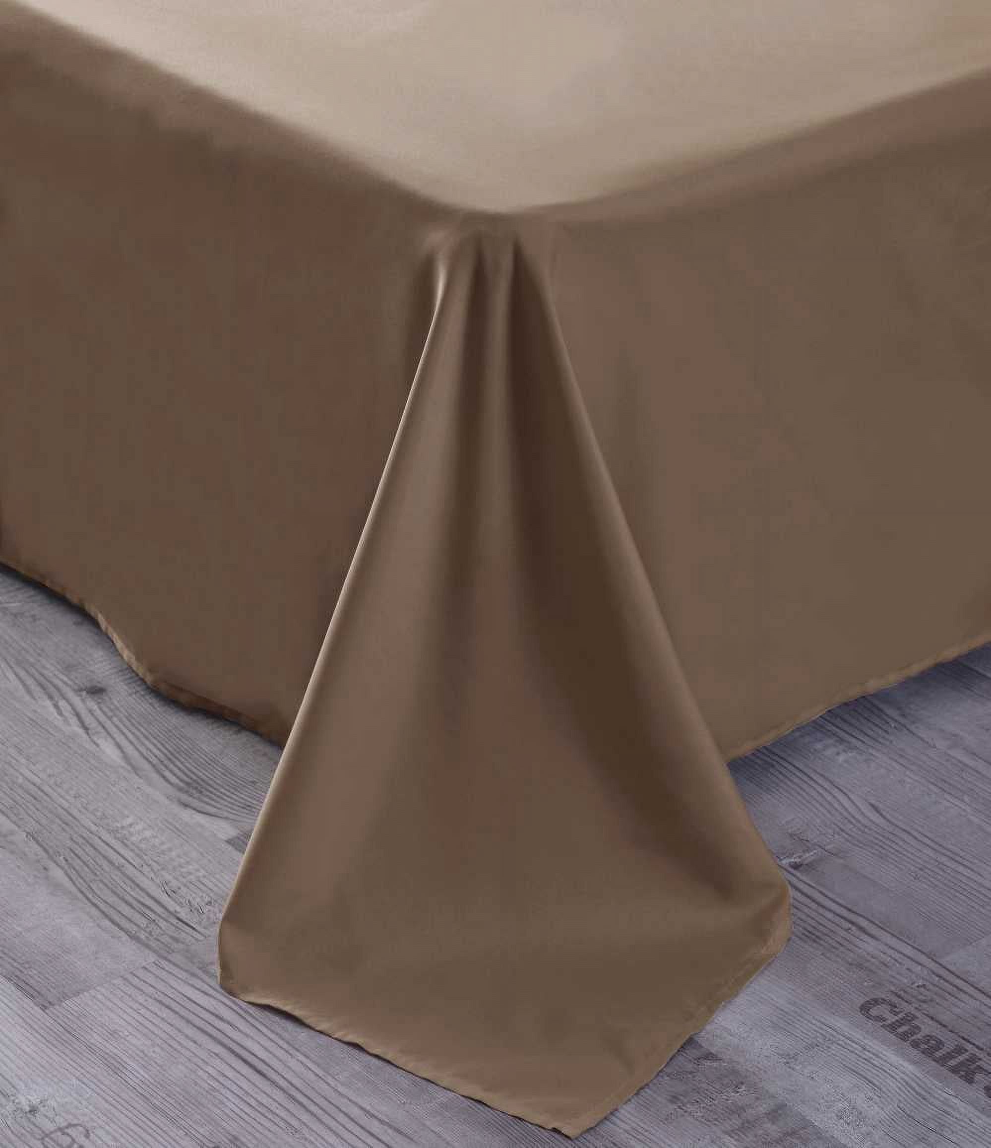 the Season Essentials Wrinkle Free Sheet Sets with Deep Pockets &amp; Stain Resistant, 1800 Thread Count Bamboo Based, Tiger Eye, Queen