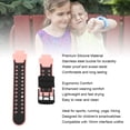 thumbnail image 4 of Correa De Reloj Inteligente Deportiva Para Niños De 15 Mm, Resistente Al Agua, Correa De Reloj De Silicona Ligera, Repuesto Con Hebilla De Acero Inoxidable Para Deportes, 4 of 7
