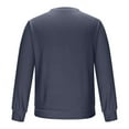 thumbnail image 3 of Atogsazn Mens Oversized Sweatshirt Casual Long Sleeve Pullover Sweatshirts Relaxed Fit Tops Crew Neck Blouse 02-Navy XXL Fashion, 3 of 5
