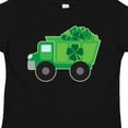thumbnail image 4 of Inktastic St Patricks Day Irish Clover Dump Truck Childs Boys Toddler T-Shirt, 4 of 5