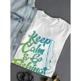 thumbnail image 3 of Keep Calm, Go Fishing T-Shirt Women -SPIdeals Designs, Female Small, 3 of 4
