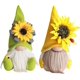 thumbnail image 1 of Juego de 2 decoraciones de Pascua de gnomo de primavera, muñeco de peluche sin rostro de gnomo de girasol de verano hecho a mano, decoración de cocina de girasol de granja de primavera, adorno de gno TUNC Sencillez, 1 of 5