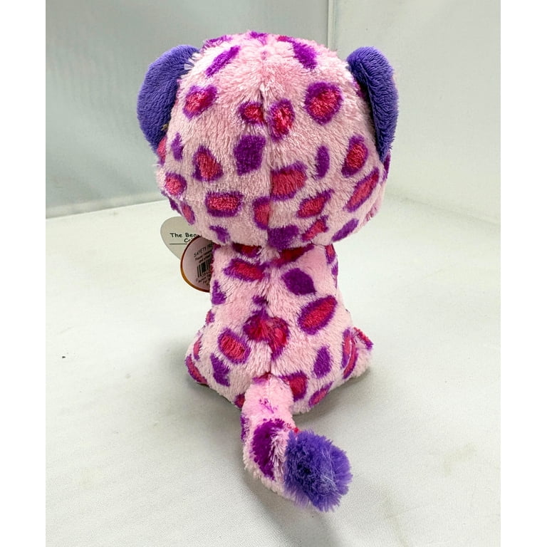 Ty Beanie Boos Glamour - 6 Inch Silk Leopard with Custom Eyes