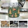 thumbnail image 6 of Yayeee Ashtray with Lid for Cigarette Smokeless Stainless Steel Home Ash Holder, Beige Christmas Gingerbread, 6 of 7