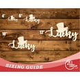 thumbnail image 3 of Unfinished Wood Lucky Shape | DIY Craft Cutout 30" / 3/4", 3 of 3