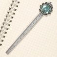 thumbnail image 3 of Christmas Vintage Silver Lace-Edged Bookmark: a Gift for Readers and Book Lovers, 3 of 5