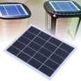 thumbnail image 1 of Tebru 5V Solar Panel,Solar Panel,3W 5V Polycrystalline Silicon Solar Panel DC Output Charger Battery Outdoor Garden Light, 1 of 8