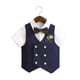 thumbnail image 3 of Traje de niño Chaleco de manga corta de primavera y verano para niño Ropa de flores para niño Traje de piano para cumpleaños de un año, 3 of 4