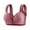 Red, variant on Blmnix Push-Up Womens Bras No Underwire Front Closure Bras Plus Size Minimizer Bras L-5XL