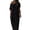 #0090-Black, variant on Women's Maxi Dresses Asymmetrical Neck Dolman Sleeve Tunic Dress Vacation Style Comfortable Stretchy Breathable Casual Sundresses Gift
