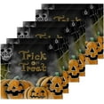 thumbnail image 3 of SKYSONIC Halloween Pumpkin Cotton Washcloths Set of 2, Highly Absorbent Soft Fingertip Towel for Bathroom, Gym, Hotel and Spa, 12 x 12 Inch, 3 of 7