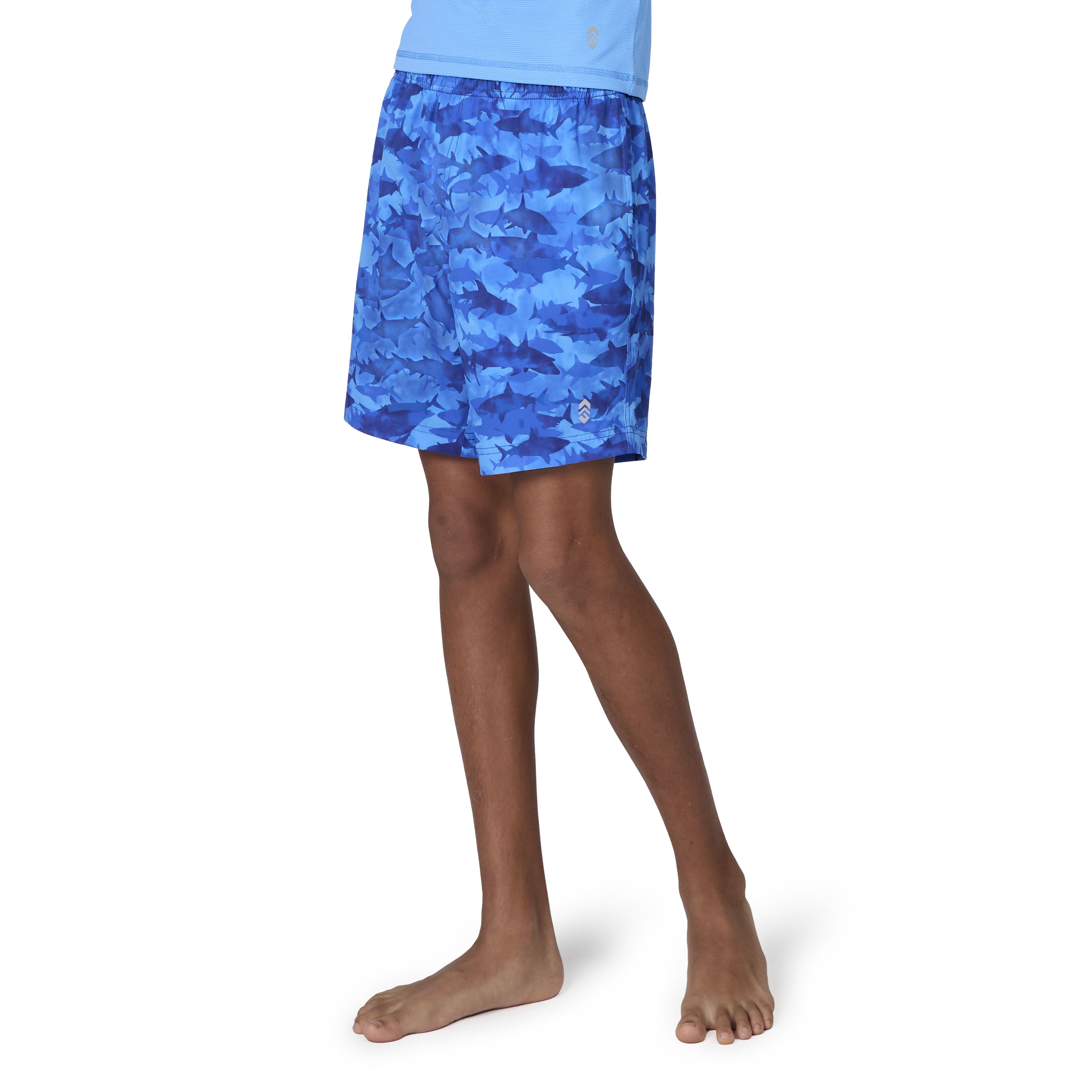 Free Country Boys' Swim Short Pool Shark Academy XS