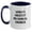 White/Navy, variant on Funny Mechanical Engineer Quote Gifts for Him - Two Tone Coffee Mug, Gifts from Friends, Gifts for Mechanical Engineer Birthday