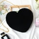 thumbnail image 1 of Bolso bandolera, monedero de moda en forma de corazón, bolso de hombro con cadena, cierre de cremallera, monedero de imitación suave, forro sintético, portátil, plegable, ideal para la, 1 of 9