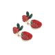 thumbnail image 2 of Pendientes exagerados de fresa con diamantes de imitación rojos para mujer Creative Frui--5x2.2cm | Código de modelo 6437 5x2.2cm, 2 of 2
