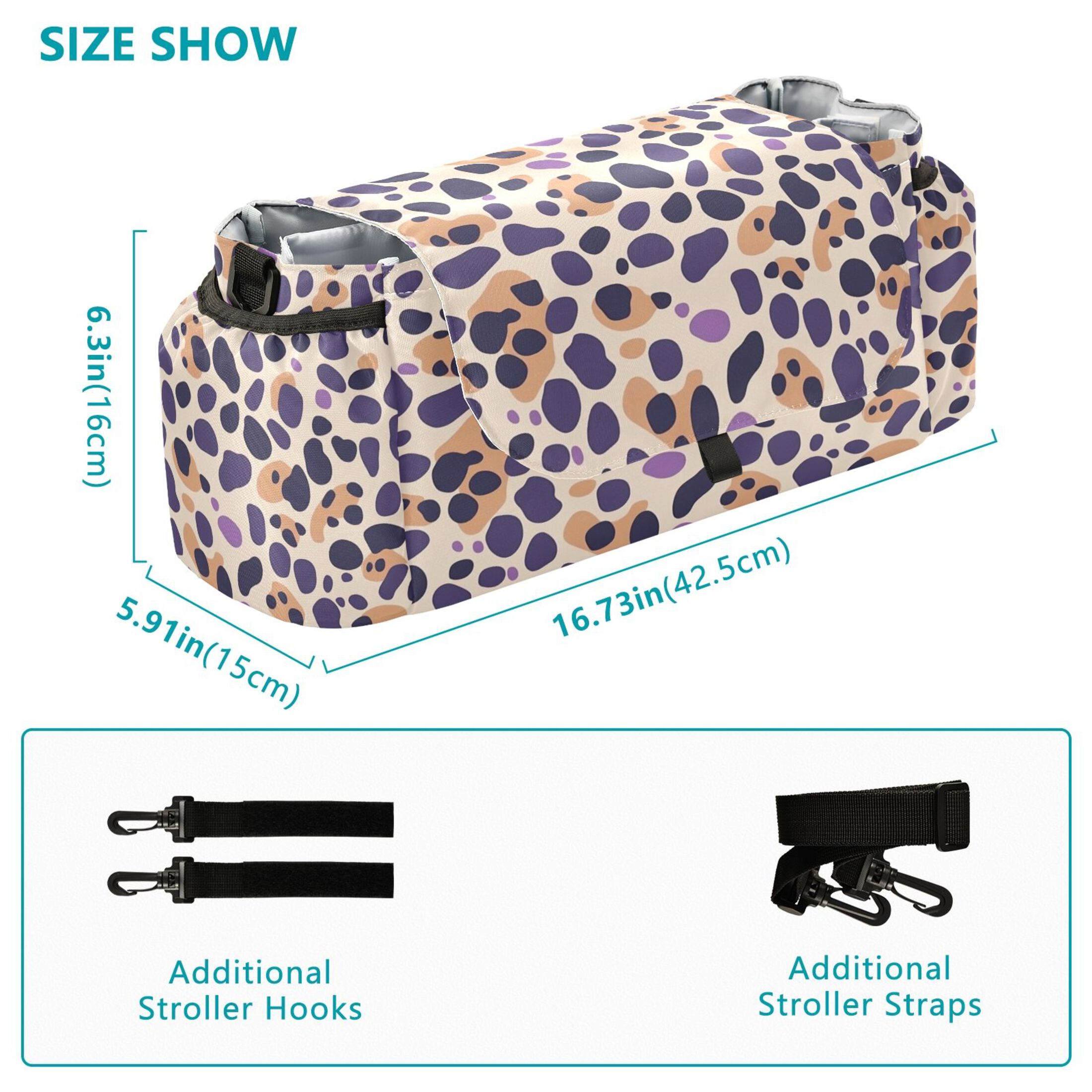 DIXRUYEE Stroller Organizer Spots Of Charm Printed