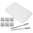thumbnail image 5 of Pingxizhi 1 Set Reusable Stainless Steel Ice Cubes Whiskey Non-Melting Ice Cubes Metal Chilling Stones with Tong for Wine Cocktails and Beverages, 5 of 6