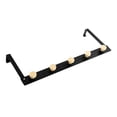 thumbnail image 2 of Advancent Ganchos colgantes para llaves montados en la puerta, colgador de paraguas para toallas sin perforaciones, bolsa de hierro, estante de Cocina y Comedor Negro Advancent HA066820-02, 2 of 6