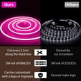 thumbnail image 2 of LED Neon Rope Light, Pink 12V Silicone Neon Rope Light, 16.4Ft/5M Waterproof Flexible DIY Cuttable LED Strip Lights for Bedroom Party Festival Indoor Outdoor Decoration (Power Adapter not Included), 2 of 7