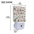 thumbnail image 4 of Yayeee LED Plug in Night Light for The Home with Auto Dusk to Dawn Light Sensors, 2 Pack, Green Nordic Christmas, 4 of 6