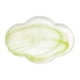 thumbnail image 1 of Bandeja de cristal artística para decoración de mesa de té, bandeja pequeña para mesa de dulces y fiestas. Verde, 1 of 9