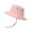 Pink, variant on HNMKIU Unisex Wide Brim Boonie Hat for Sun Outdoor Fishing Hiking and Casual Adventures Black,One Size