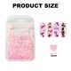 thumbnail image 2 of 2 bolsas de pegatinas para decoración de uñas con forma de corazón, copos de purpurina para uñas, lentejuelas brillantes para decoraciones artísticas de uñas DIY, 2 of 5