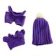 thumbnail image 4 of Suéter de muñeca, pantalones, traje, ropa de muñeca, lindo, desmontable para niños, regalo de cumpleaños, elegantes atuendos de muñeca con sombrero, 4 of 9