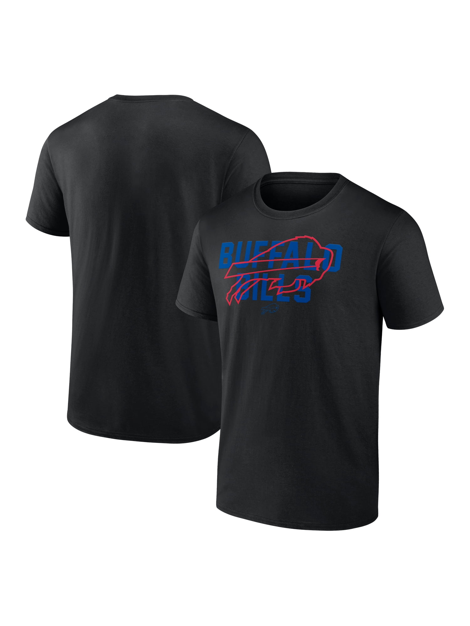 NFL Buffalo Bills Men's Cotton Black Short Sleeve T-Shirt