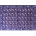 thumbnail image 1 of Ahgly Company Indoor Rectangle Southwestern Blue Country Area Rugs, 2' x 4', 1 of 4